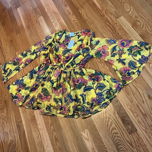 MISA Los Angeles “Kaia” Dress in Grand Canary Mix - Boho Chic Mini Size XL NWT - Picture 6 of 16